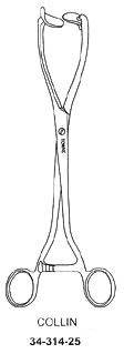 Collin Uterine Elevating Forcep